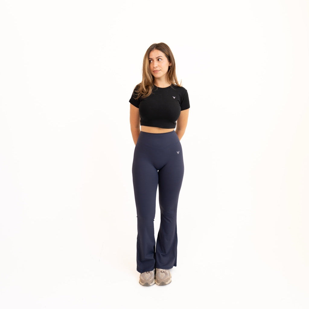 Sculpt Flare Pants - Blue