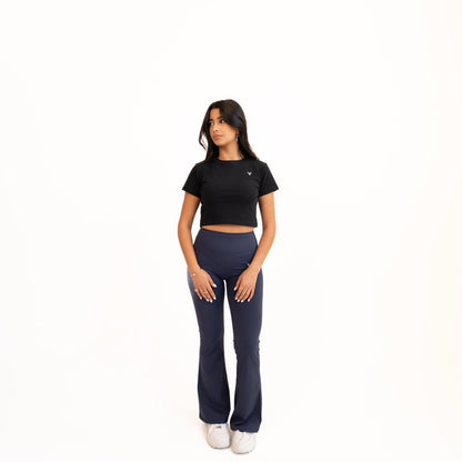 Sculpt Flare Pants - Blue