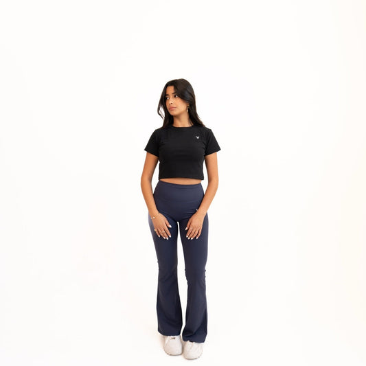 Sculpt Flare Pants - Blue