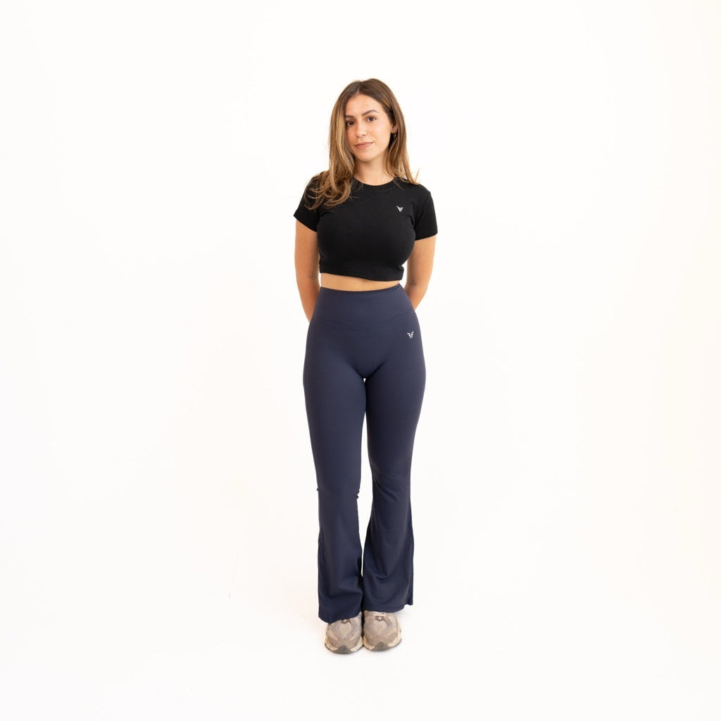 Sculpt Flare Pants - Blue