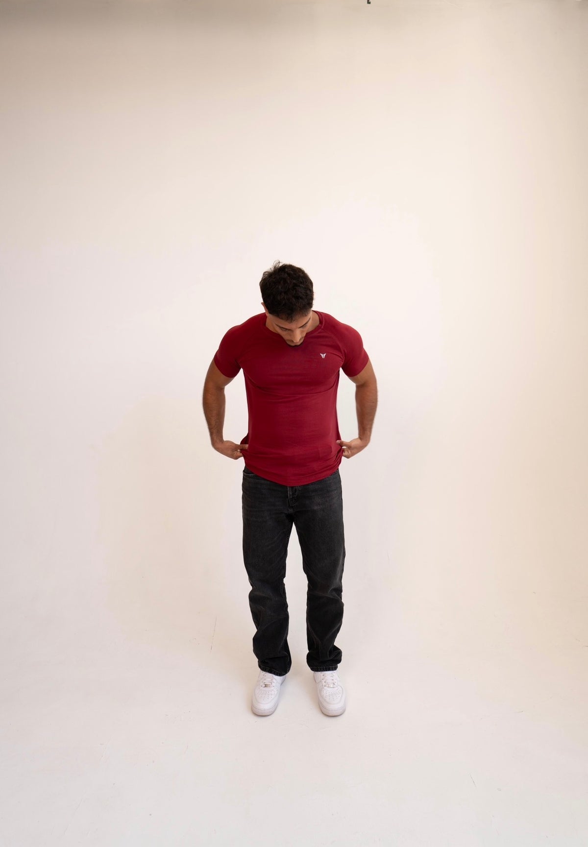 Sculpt Tee - Burgundy